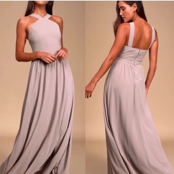 Lulus Air of Romance Bridesmaid Dress in Mauve Size Small